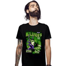 Load image into Gallery viewer, Shirts Fitted Shirts, Mens / Small / Black Maleficent Cereal