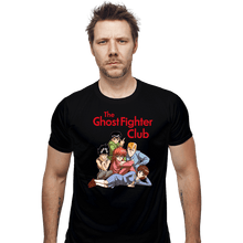 Load image into Gallery viewer, Secret_Shirts Fitted Shirts, Mens / Small / Black Ghost Fighters Club