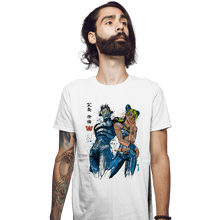 Load image into Gallery viewer, Shirts Fitted Shirts, Mens / Small / White Stone Ocean