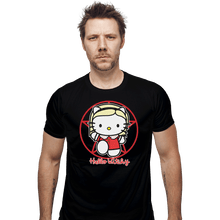 Load image into Gallery viewer, Shirts Fitted Shirts, Mens / Small / Black Hello Witchy