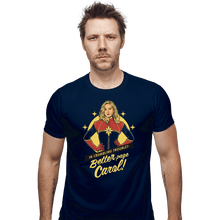 Load image into Gallery viewer, Shirts Fitted Shirts, Mens / Small / Navy Better Page Carol