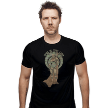 Load image into Gallery viewer, Shirts Fitted Shirts, Mens / Small / Black Mando Nouveau