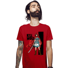 Load image into Gallery viewer, Secret_Shirts Fitted Shirts, Mens / Small / Red Kill Wolf