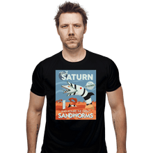 Load image into Gallery viewer, Shirts Fitted Shirts, Mens / Small / Black Visit Saturn