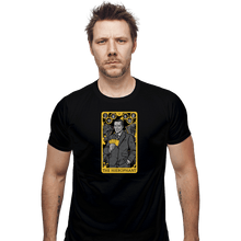 Load image into Gallery viewer, Shirts Fitted Shirts, Mens / Small / Black Tarot The Hierophant