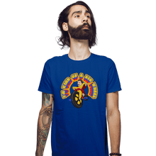 Load image into Gallery viewer, Shirts Fitted Shirts, Mens / Small / Royal Blue I'm Kind Of A Big Wheel