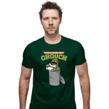 Load image into Gallery viewer, Shirts Fitted Shirts, Mens / Small / Irish Green Teenage Mutant Ninja Grouch