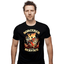 Load image into Gallery viewer, Daily_Deal_Shirts Fitted Shirts, Mens / Small / Black Sorcerer's Call