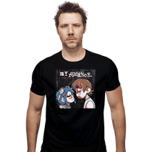 Load image into Gallery viewer, Shirts Fitted Shirts, Mens / Small / Black My Comical Romance