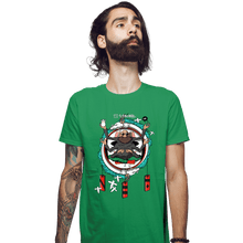 Load image into Gallery viewer, Shirts Fitted Shirts, Mens / Small / Irish Green Bathhouse Crest