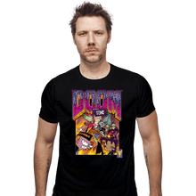 Load image into Gallery viewer, Daily_Deal_Shirts Fitted Shirts, Mens / Small / Black DOOOM