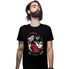 Load image into Gallery viewer, Daily_Deal_Shirts Fitted Shirts, Mens / Small / Black Silksong