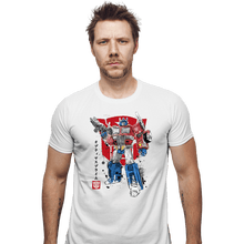 Load image into Gallery viewer, Daily_Deal_Shirts Fitted Shirts, Mens / Small / White Prime Sumi-E