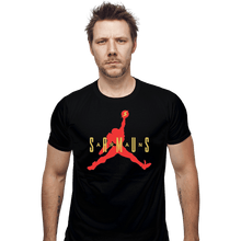 Load image into Gallery viewer, Shirts Fitted Shirts, Mens / Small / Black Aran Jordan