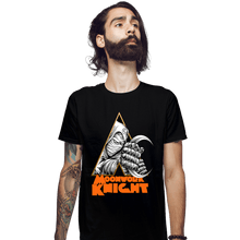 Load image into Gallery viewer, Secret_Shirts Fitted Shirts, Mens / Small / Black Moonwork Knight