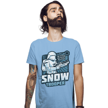 Load image into Gallery viewer, Shirts Fitted Shirts, Mens / Small / Powder Blue First Order Hero: Snowtrooper