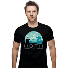 Load image into Gallery viewer, Shirts Fitted Shirts, Mens / Small / Black Icey Planet