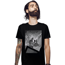 Load image into Gallery viewer, Shirts Fitted Shirts, Mens / Small / Black The Cute Knight