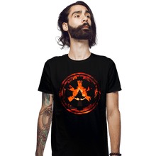 Load image into Gallery viewer, Daily_Deal_Shirts Fitted Shirts, Mens / Small / Black The Fallen Knight