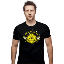 Load image into Gallery viewer, Shirts Fitted Shirts, Mens / Small / Black I'm A Failure Yellow