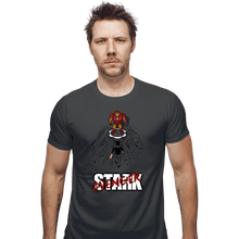 Load image into Gallery viewer, Shirts Fitted Shirts, Mens / Small / Charcoal Let's Take A Ride