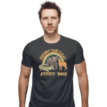 Load image into Gallery viewer, Shirts Fitted Shirts, Mens / Small / Charcoal Street Dogs