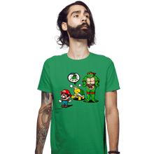 Load image into Gallery viewer, Secret_Shirts Fitted Shirts, Mens / Small / Irish Green Turtle Big Bro