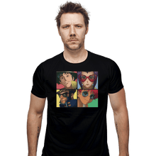 Load image into Gallery viewer, Shirts Fitted Shirts, Mens / Small / Black Cowboyz