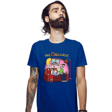 Load image into Gallery viewer, Daily_Deal_Shirts Fitted Shirts, Mens / Small / Royal Blue The Oblongs