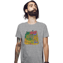 Load image into Gallery viewer, Shirts Fitted Shirts, Mens / Small / Sports Grey Light World