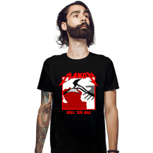 Load image into Gallery viewer, Shirts Fitted Shirts, Mens / Small / Black Mandy Em All