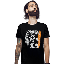 Load image into Gallery viewer, Daily_Deal_Shirts Fitted Shirts, Mens / Small / Black Mega Meteora