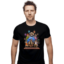 Load image into Gallery viewer, Shirts Fitted Shirts, Mens / Small / Black Strikes and Gutters