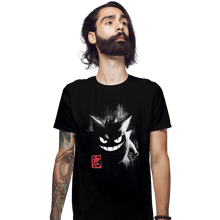 Load image into Gallery viewer, Shirts Fitted Shirts, Mens / Small / Black Gengar Ink
