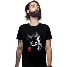 Load image into Gallery viewer, Shirts Fitted Shirts, Mens / Small / Black Gengar Ink
