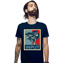 Load image into Gallery viewer, Daily_Deal_Shirts Fitted Shirts, Mens / Small / Navy Input