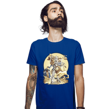Load image into Gallery viewer, Shirts Fitted Shirts, Mens / Small / Royal Blue Planet Of Oz