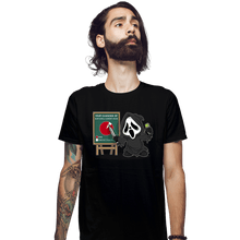 Load image into Gallery viewer, Daily_Deal_Shirts Fitted Shirts, Mens / Small / Black Ghostface Chart