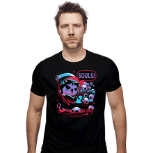 Load image into Gallery viewer, Daily_Deal_Shirts Fitted Shirts, Mens / Small / Black Paws Of Death