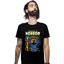 Load image into Gallery viewer, Daily_Deal_Shirts Fitted Shirts, Mens / Small / Black Treehouse Comics