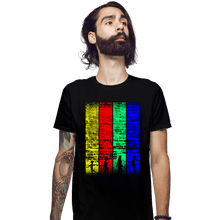 Load image into Gallery viewer, Daily_Deal_Shirts Fitted Shirts, Mens / Small / Black Lets Jam