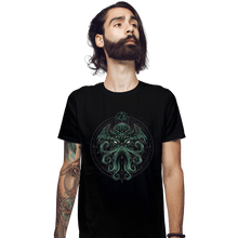 Load image into Gallery viewer, Shirts Fitted Shirts, Mens / Small / Black Great Cthulhu