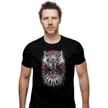 Load image into Gallery viewer, Shirts Fitted Shirts, Mens / Small / Black Wolf Princess