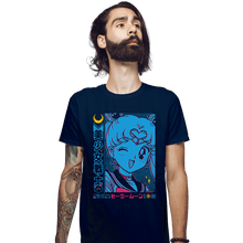 Load image into Gallery viewer, Shirts Fitted Shirts, Mens / Small / Navy Retro Pretty Soldier