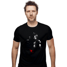 Load image into Gallery viewer, Shirts Fitted Shirts, Mens / Small / Black Cloud Strife Ink