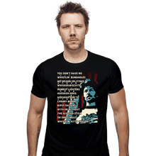 Load image into Gallery viewer, Shirts Fitted Shirts, Mens / Small / Black Joe Dirt