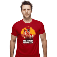 Load image into Gallery viewer, Shirts Fitted Shirts, Mens / Small / Red Red Ranger Redemption