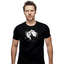 Load image into Gallery viewer, Daily_Deal_Shirts Fitted Shirts, Mens / Small / Black Moonlight Cave