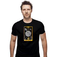 Load image into Gallery viewer, Shirts Fitted Shirts, Mens / Small / Black Tarot The World