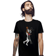 Load image into Gallery viewer, Shirts Fitted Shirts, Mens / Small / Black The Block Knight